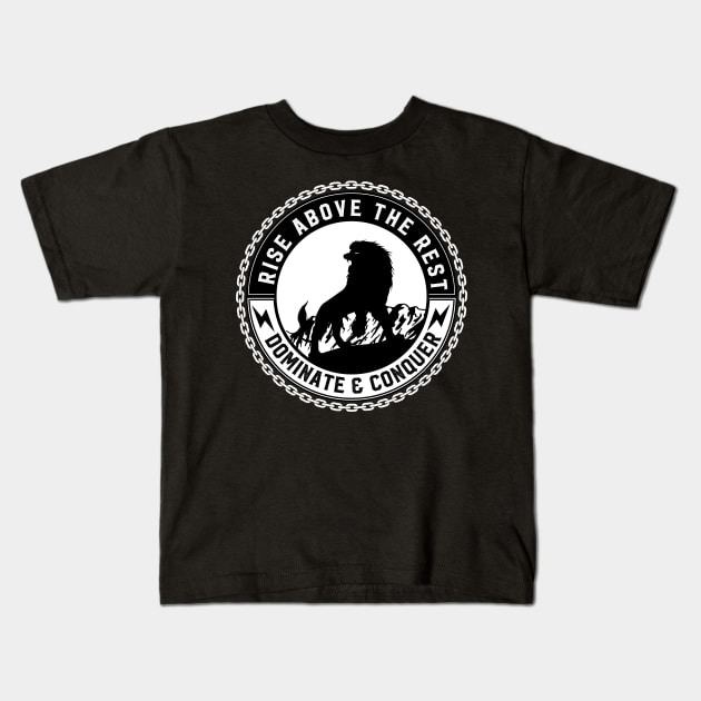 rise above Kids T-Shirt by janvimar